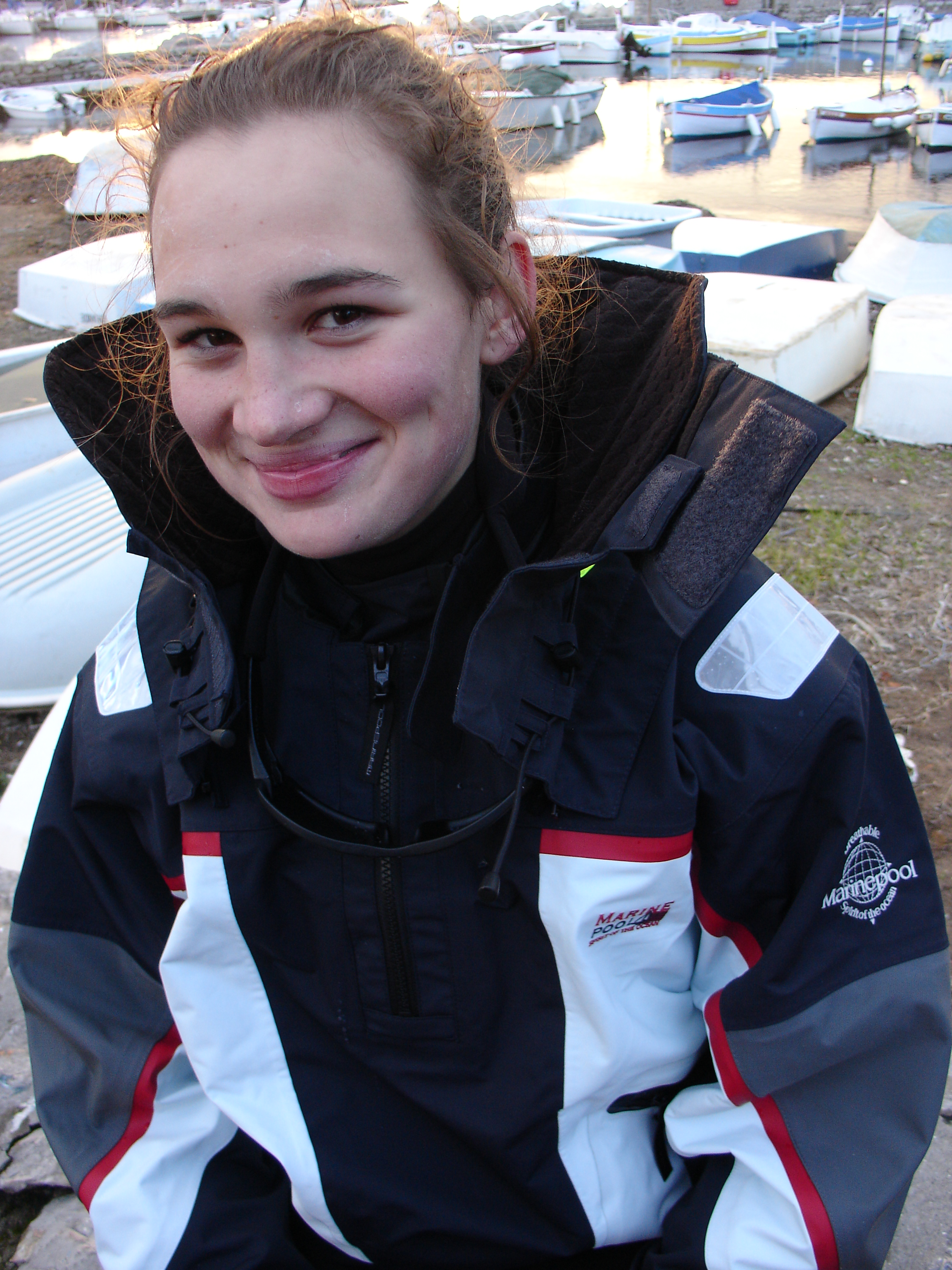 Constanze Stolz, 15-jährige Nachwuchsseglerin des Düsseldorfer Yachtclub ...